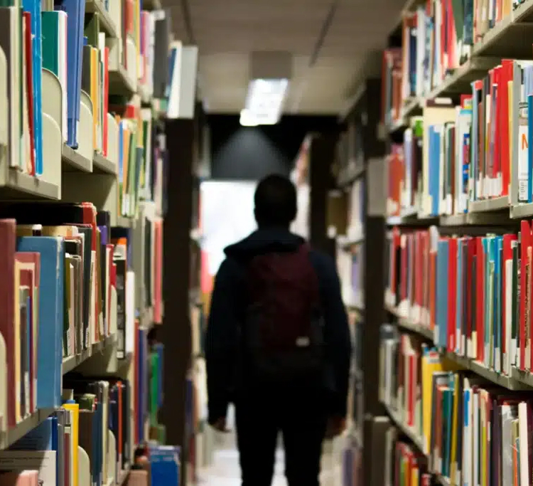 student in library 1